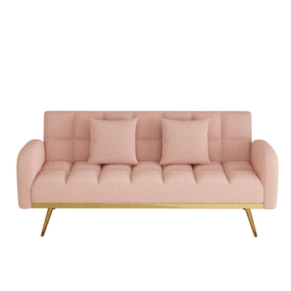 Sonic Convertible Sofa Bed- Pink