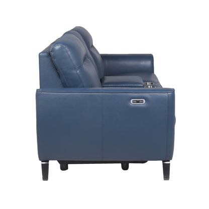 Quinn High-Leg Console Loveseat - Dark Blue