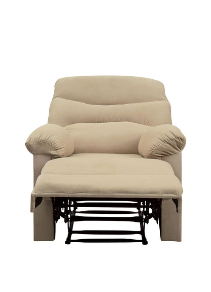 Arcadia Microfiber Recliner - Beige