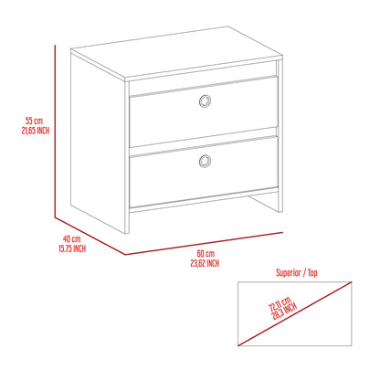 Idaly Nightstand - White