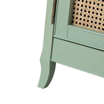 Schirru 36'' Tall 2-Door Accent Cabinet - Aqua