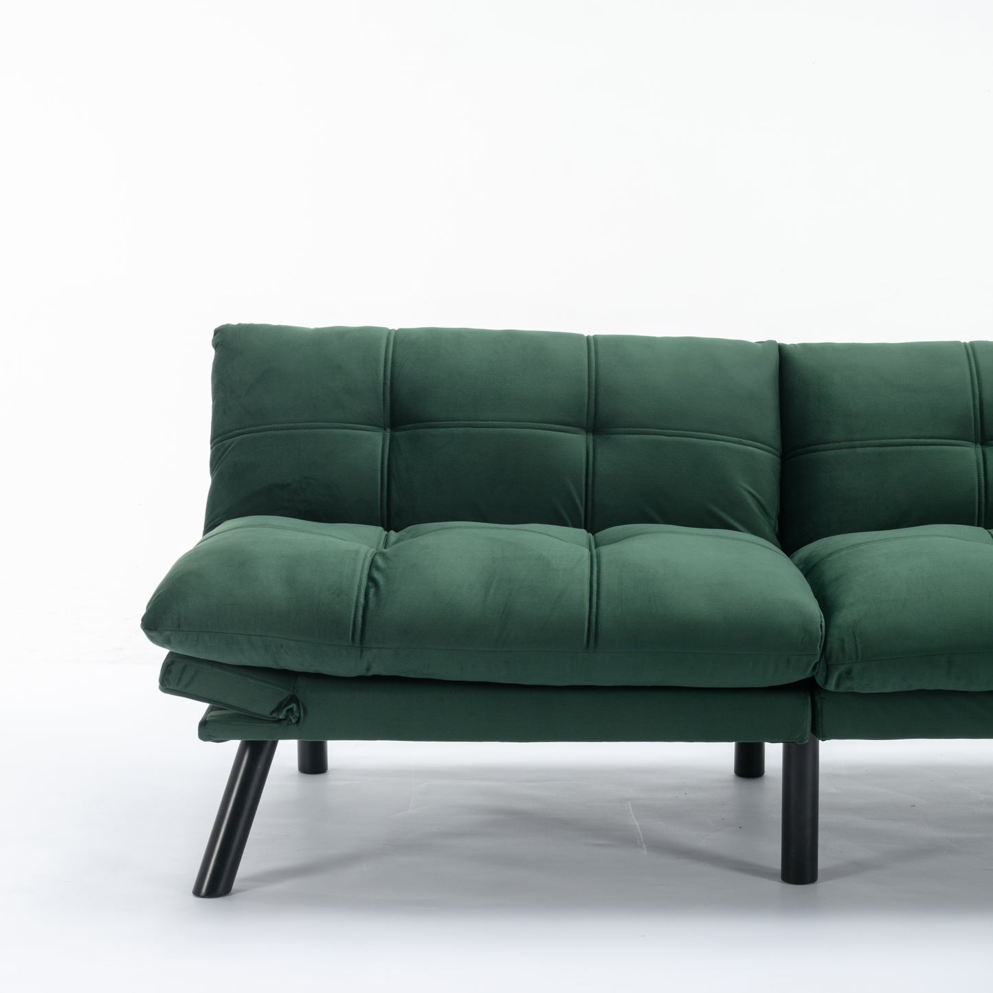 Vega Convertible Folding Modern Sofa Bed - Emerald