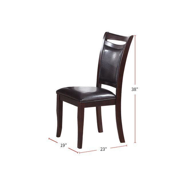 Marcos Dining Chair (Set of 2) - Dark Brown