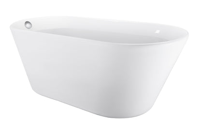 Omex 69"  Acrylic Freestanding Soaking Bathtub  - White