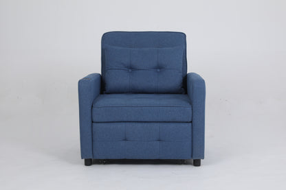 Sleeper Chair 3-in-1 Convertible - Navy Blue