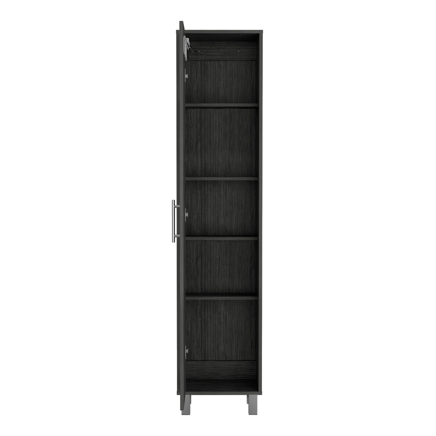 Berna Storage Cabinet With 5-Tier Shelf - Oak