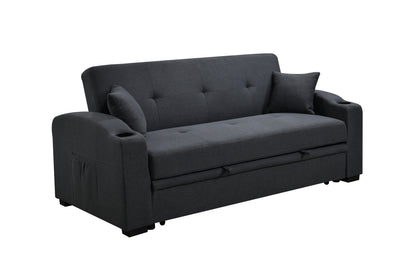 Tazz Pull-Out Sleeper Sofa - Dark Blue