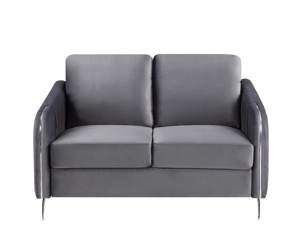 Hathaway Loveseat Couch - Gray