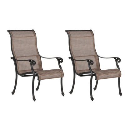 Prieto Patio Outdoor Sling Chairs (Set of 2)