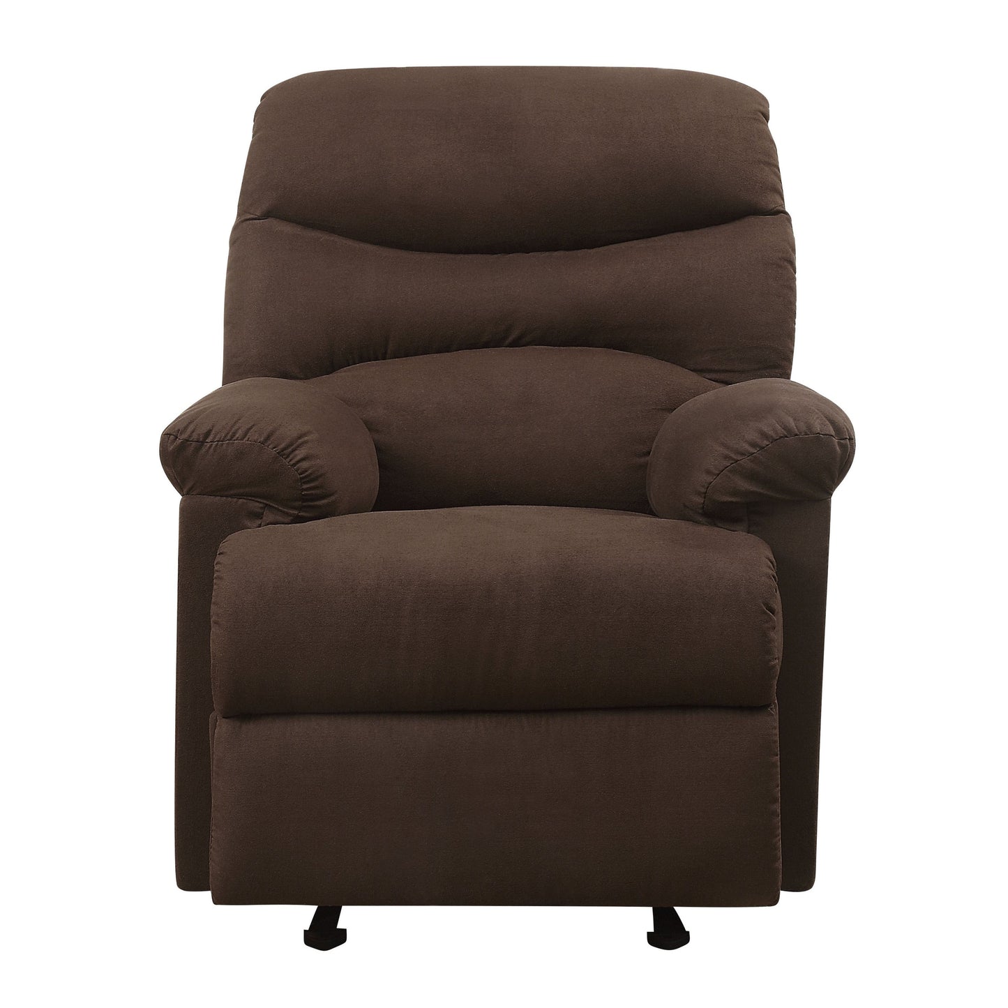 Siena Pillow Top Arms Recliner  - Chocolate