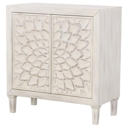 Essie 2-door Accent Cabinet - White