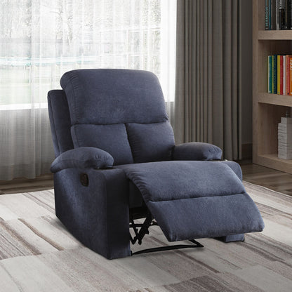 Rosia Comfy Recliner Chair - Blue