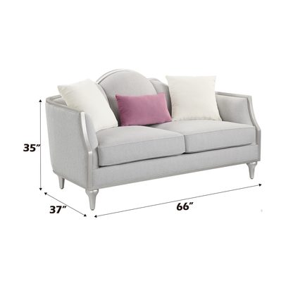 Kasa Loveseat with 3 Pillows