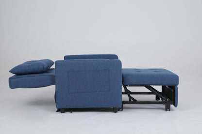 Sleeper Chair 3-in-1 Convertible - Navy Blue