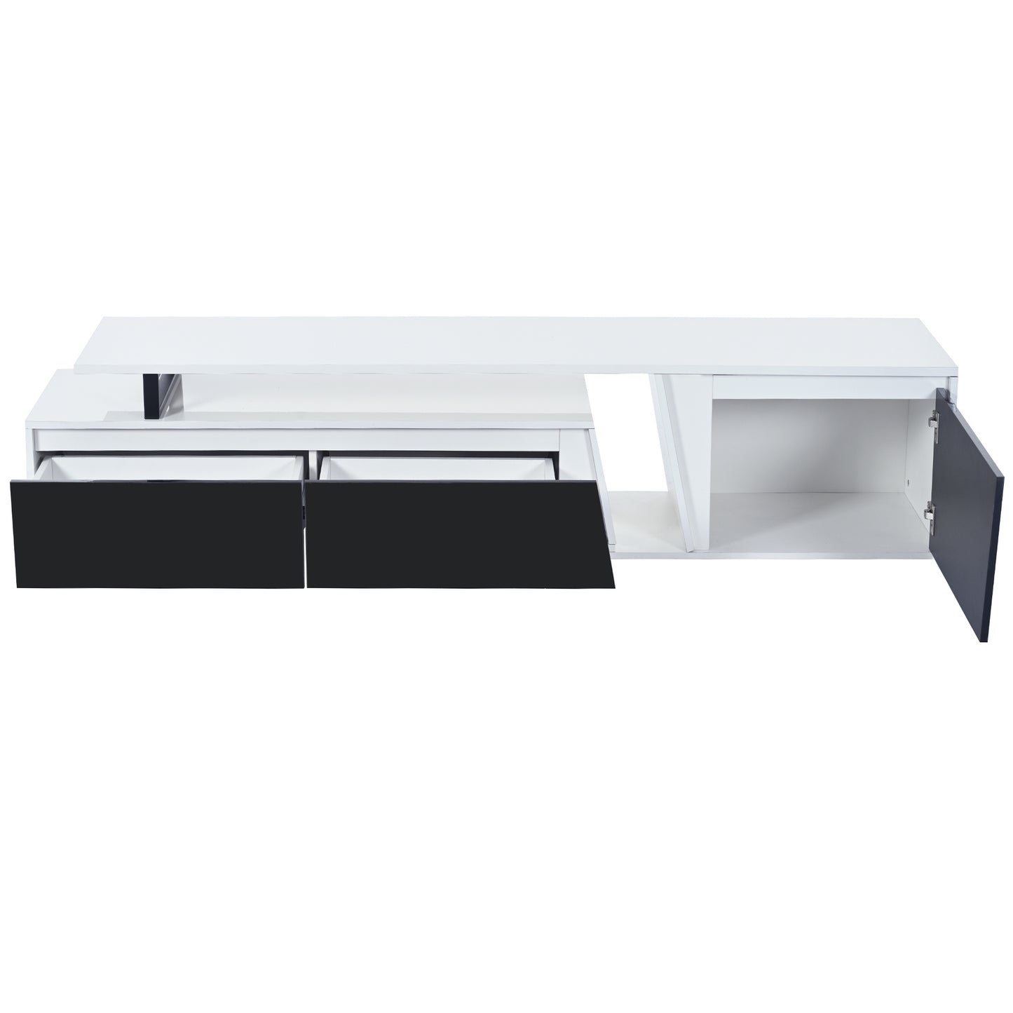 Taylor Extendable TV Stand - White