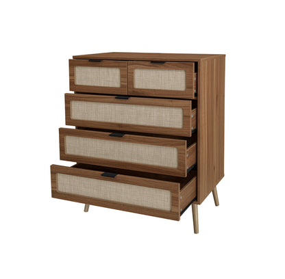 Keith II 5 Drawer  Accent Storage Cabinet - Walnut