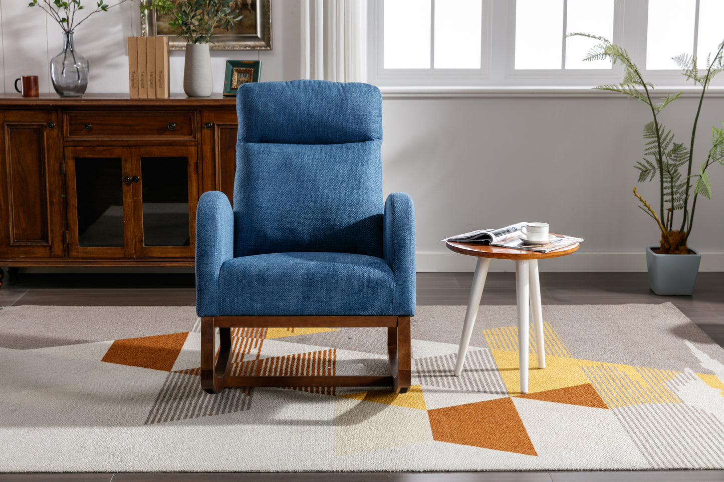 Frazer Rocking Chair - Blue