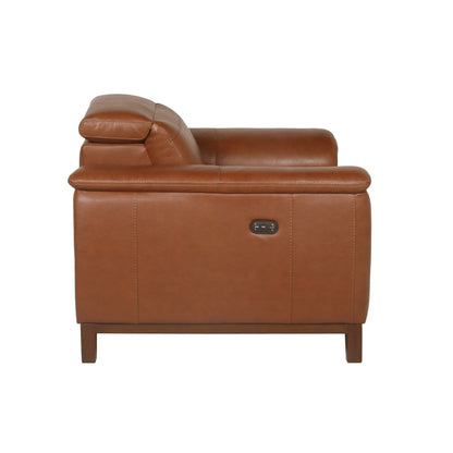 Michael Dual-Power Leather Recliner