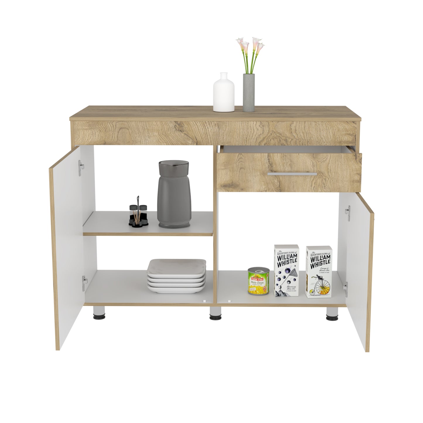 Orion Utility Base Cabinet - Macadamia