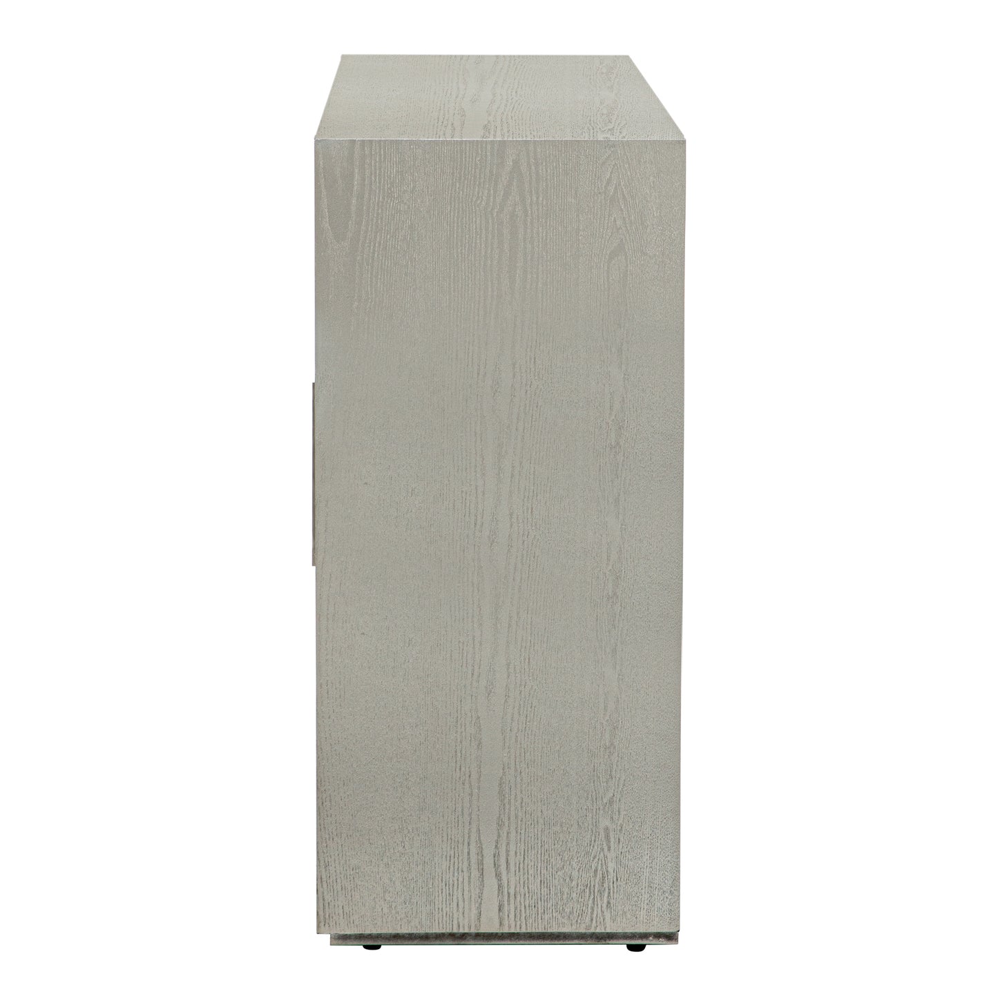 Cina Storage Cabinet with Tempered Glass - Champagne