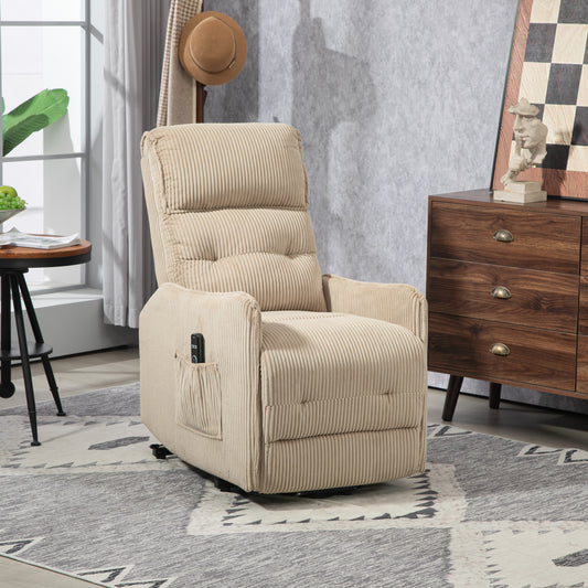 Fraser Electric Recliner Chair - Camel