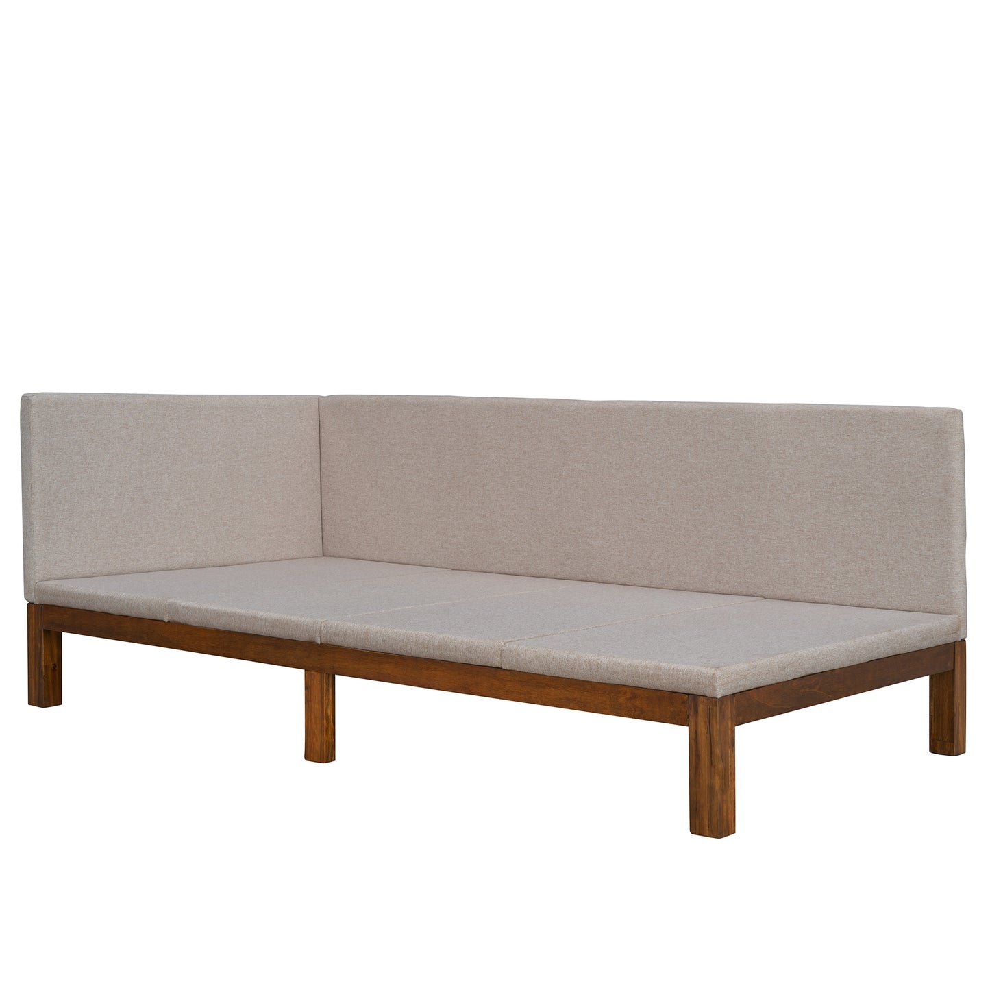 Fumo Twin Size Upholstered Daybed - Beige