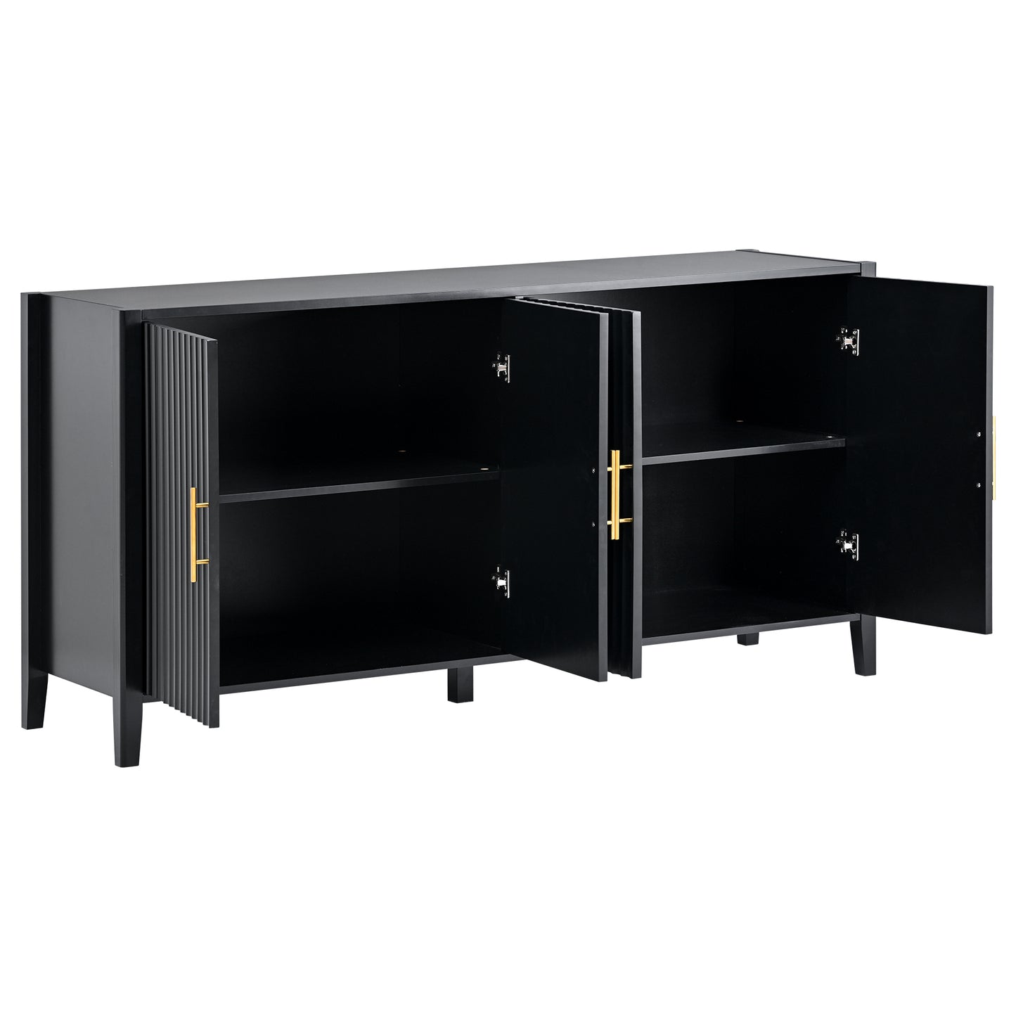 Kito Sideboard Accent Cabinet - Black