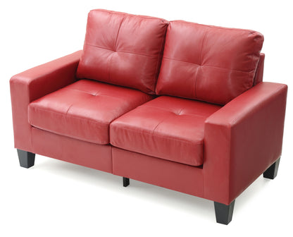 Newbury Modular Loveseat - Red