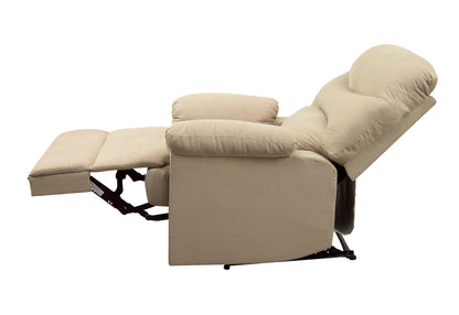 Arcadia Microfiber Recliner - Beige