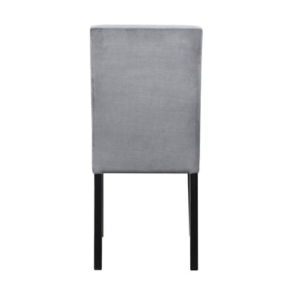 Mobix Dining Velvet Chair (Set of 2) - Gray