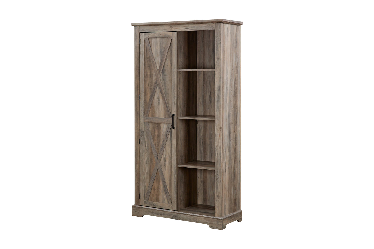 Brock II Tall Storage Cabinet - Gray Wash