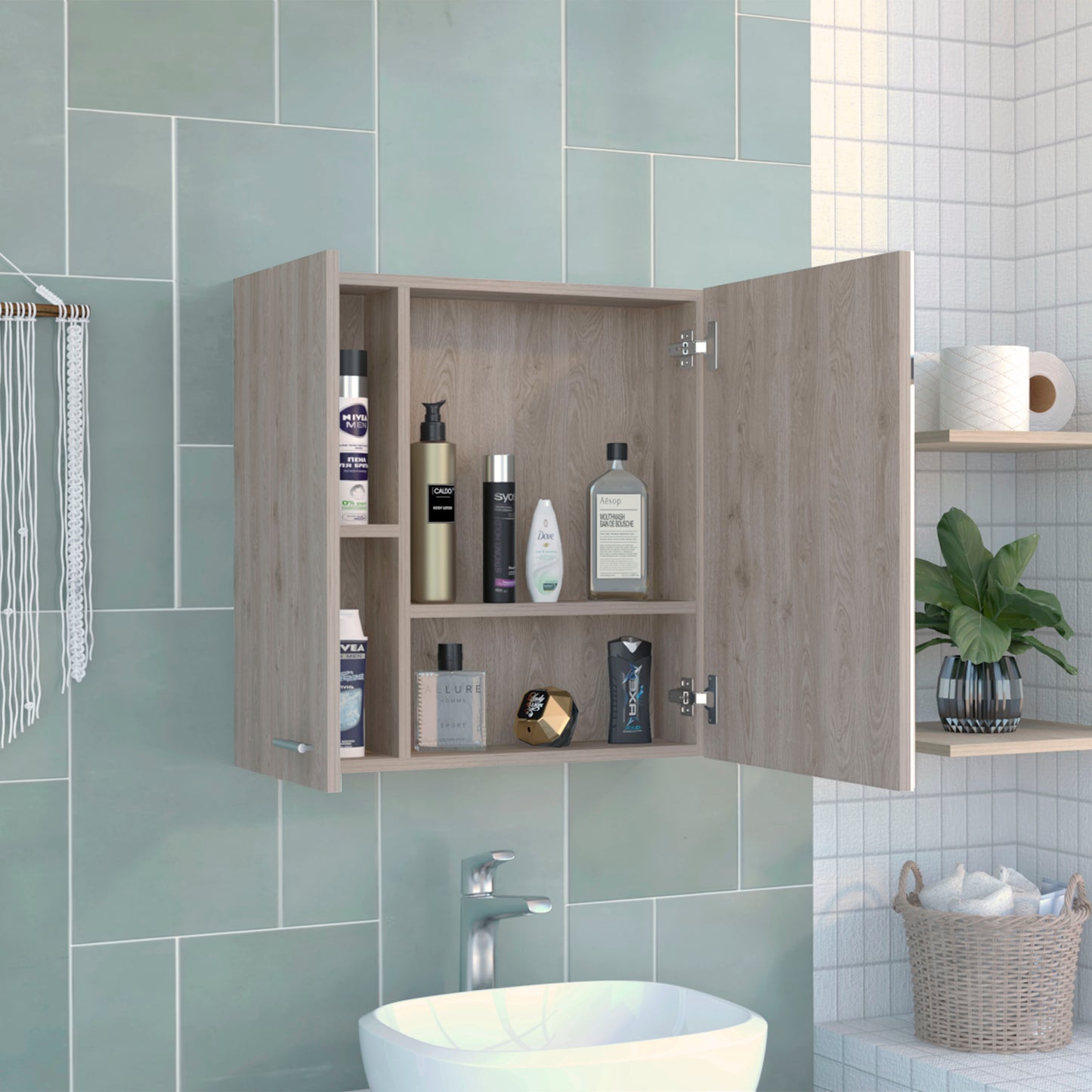 Sines Medicine Cabinet -Light Gray