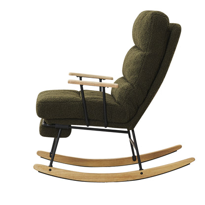 Cordova Gliding Rocking Chair - Green