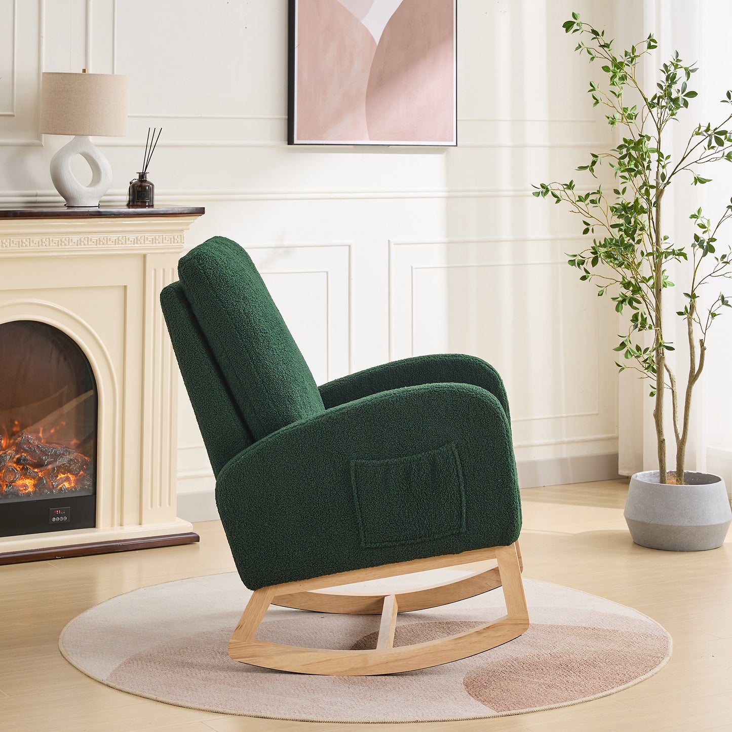 Lester Rocking Chair - Green