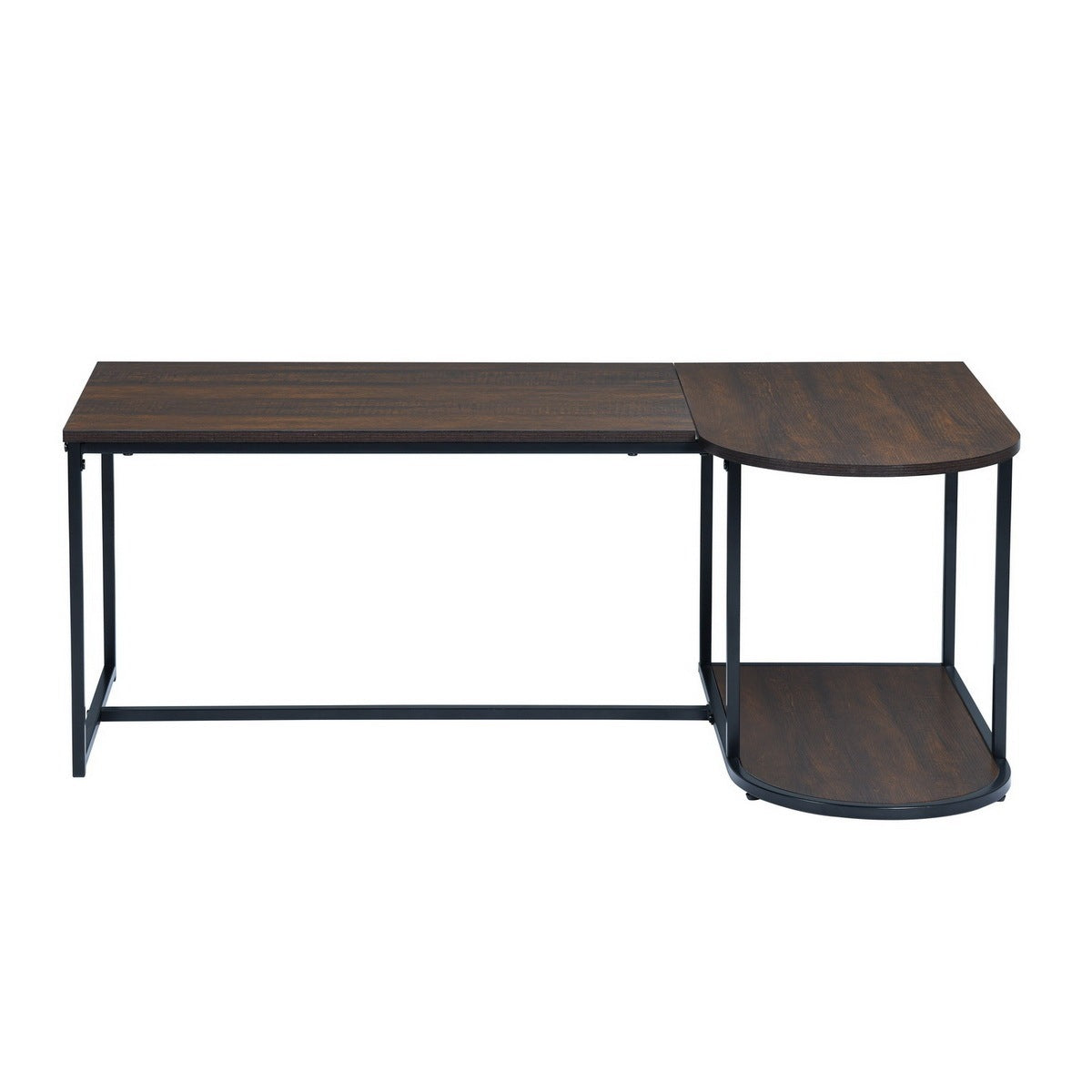 Wood Grain Top Coffee Table