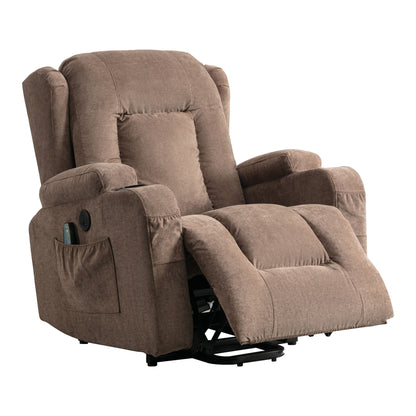 Bonilla Power Lift Recliner Chair - Brown