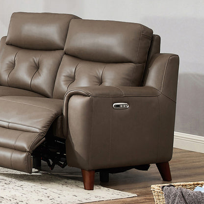 Torino Power Headrest Zero Gravity Reclining Loveseat - Brown