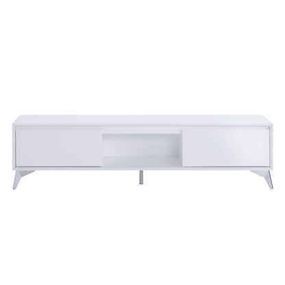 Raceloma TV stand with LED Lights - White