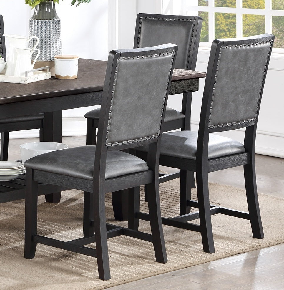 Benso Classic Dining Chair(Set of 2) - Gray