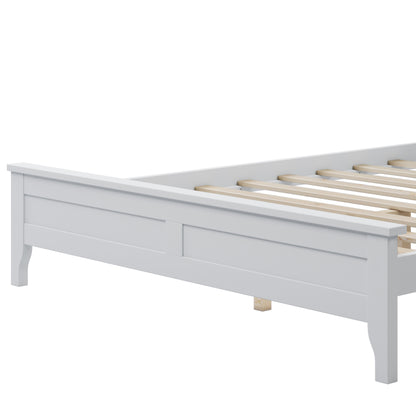 Miller Full Size Platform Bed Frame - White