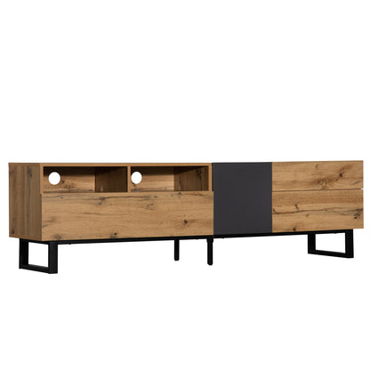 Vato Modern TV Stand Entertainment Center - Wood