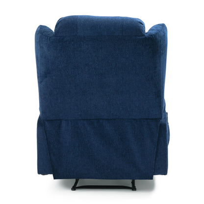 Lola Massage Recliner Chair - Navy Blue