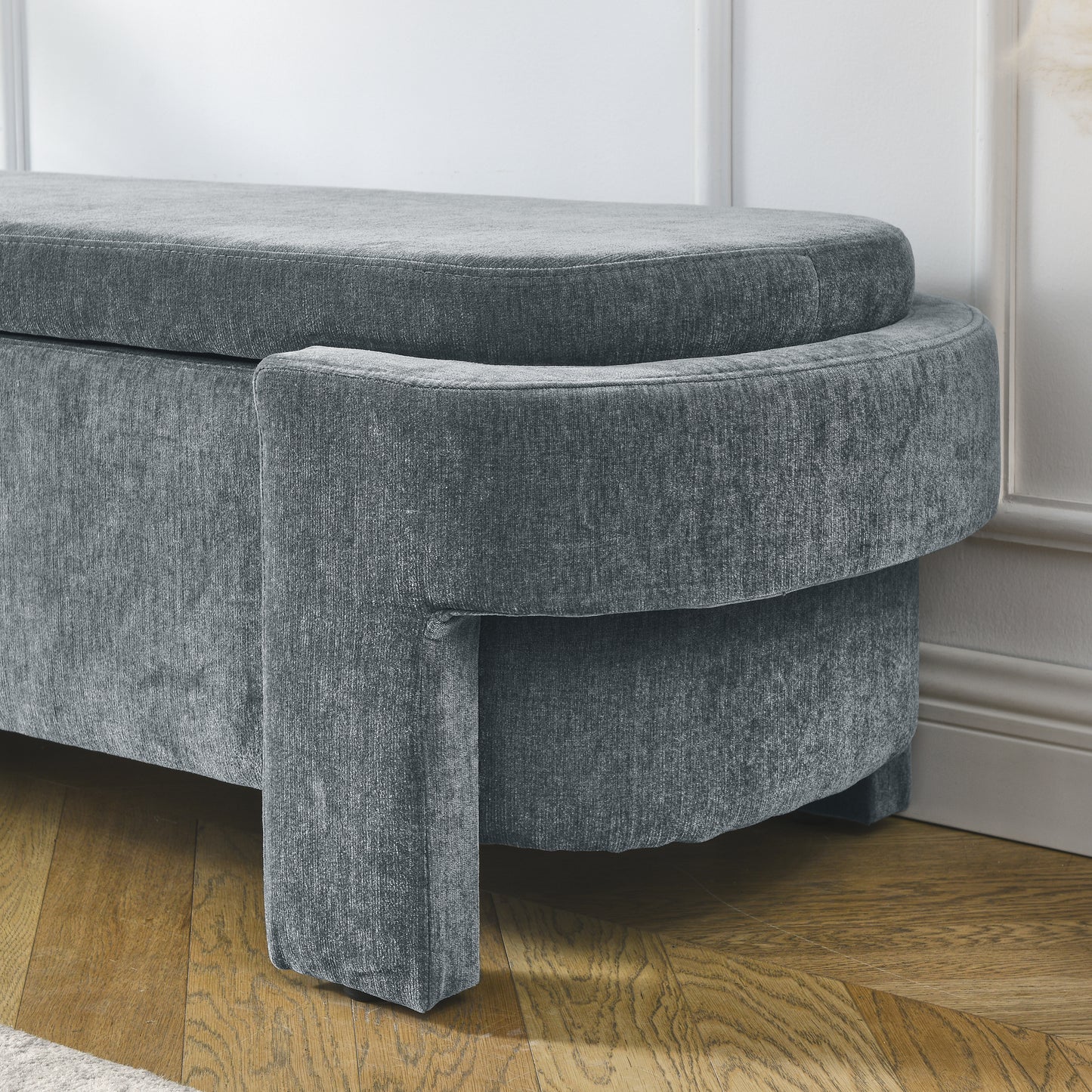 Rita Storage Bench - Gray