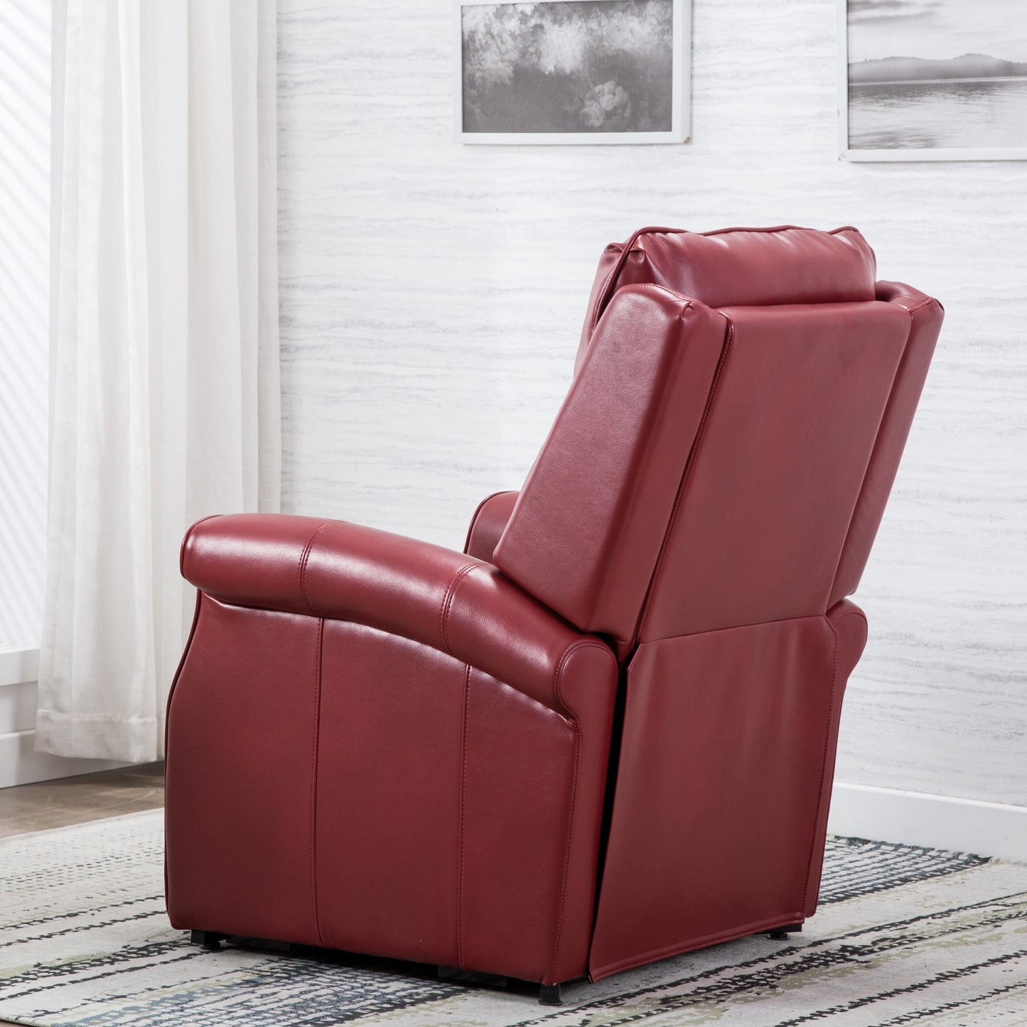 Landis Recliner Chair - Red