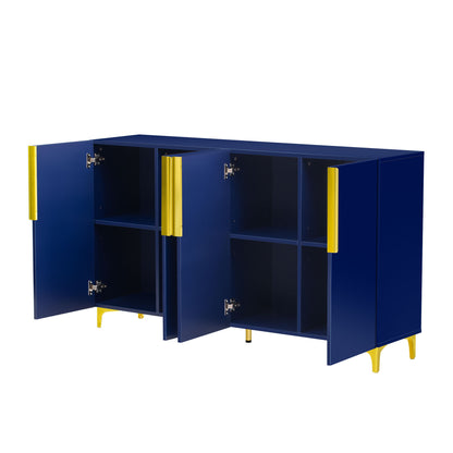 Jin Luxury Storage Cabinet - Navy Blue