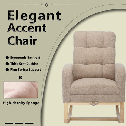 Serrano Modern Accent Rocking Chair - Gray