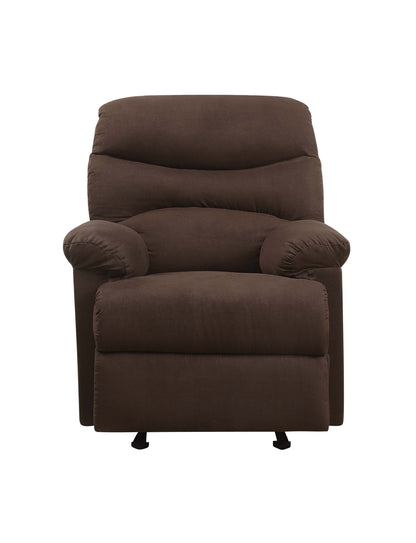 Arcadia Microfiber Recliner - Chocolate