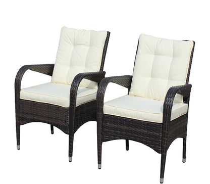 Johan Liberatore Dining Chairs with Cushions (Set of 2)