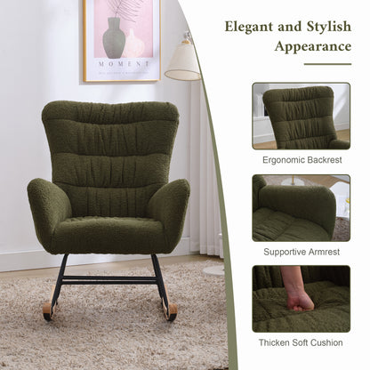 Lyons Nursery Rocking Chair - Dark Green