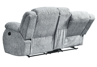 Stonic Recliner Console Loveseat - Gray